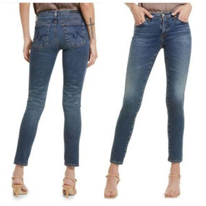 Adriano Goldschmied Skinny Jeans Prima Cigarette Ankle Slim Medium Wash 8 29 AG